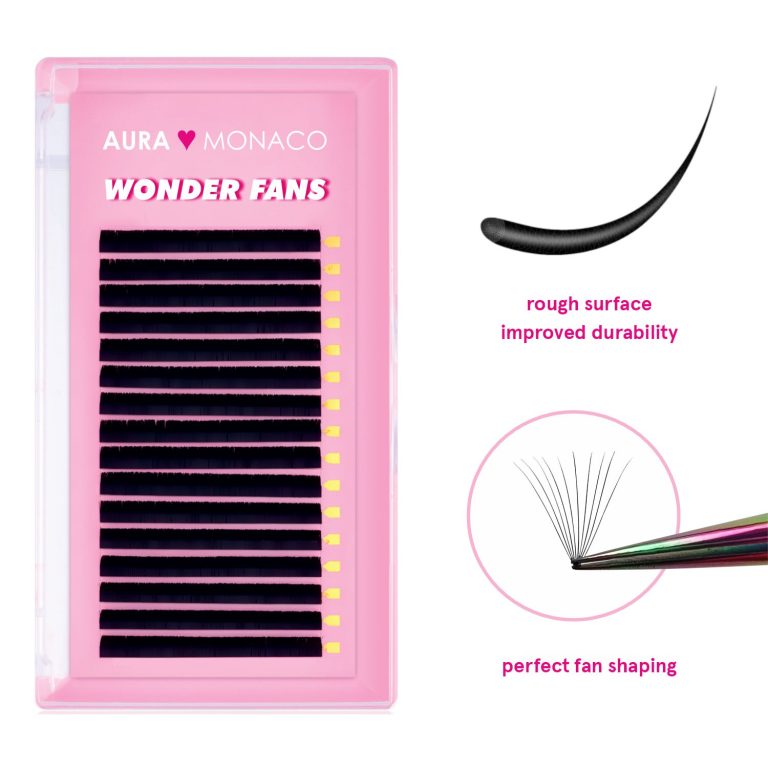 Self-Fanning Wimpern 0.03mm D-Curl 13mm – Leicht Zu Fächern, Für Volumen-Looks, Schwarze Einzelwimpern