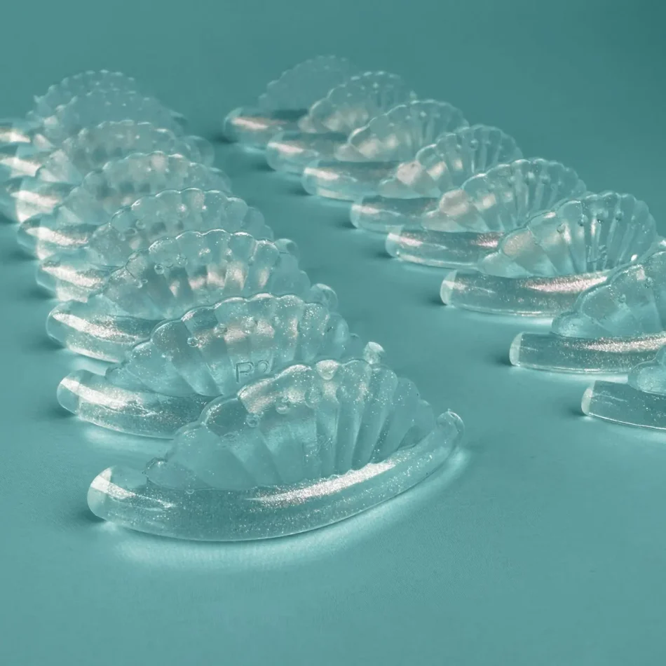 Glitter Shell Lash Lift Pads | 8 Paare – Bild 2