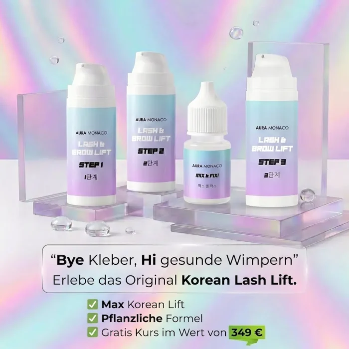 KOMPLETTES Korean Lash Lift Kit + gratis Training (nur für kurze Zeit)