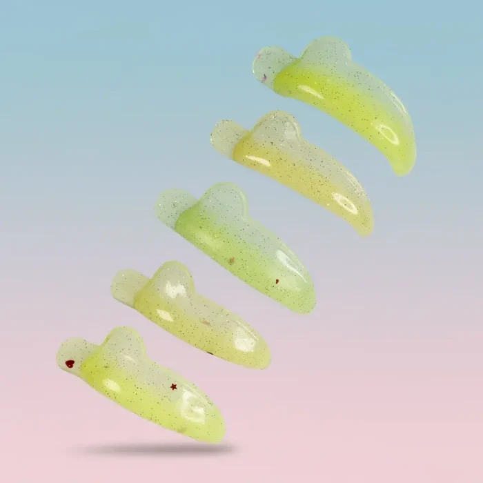 Sweet Banana | Super Soft & Sticky Round Teadrop Pads | 10 Pairs